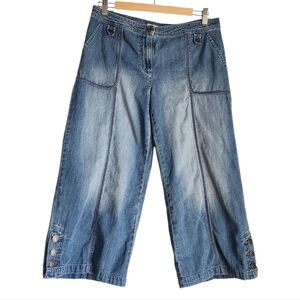 Vintage Crazy Horse‎ Denim Culottes